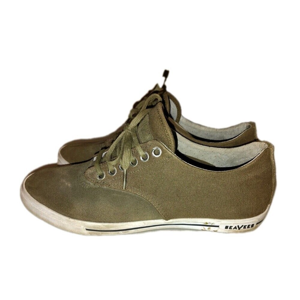 SeaVees x Pantone Legend Sneakers Men’s 9.5 Olive Green 09/63 Suede Canvas